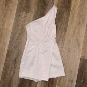 DO+BE White Snakeskin Romper S
